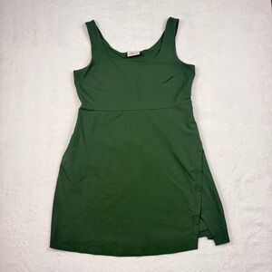 Alder Get Dirty Dress 2.0 Stretchy Sleeveless Summer Dress Green Women’s Medium